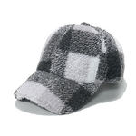 Winter Hat Manufacturer - 2025 Curved Bill British Checker Tweed Thick Warm Sherpa Fleece Tartan Plaid