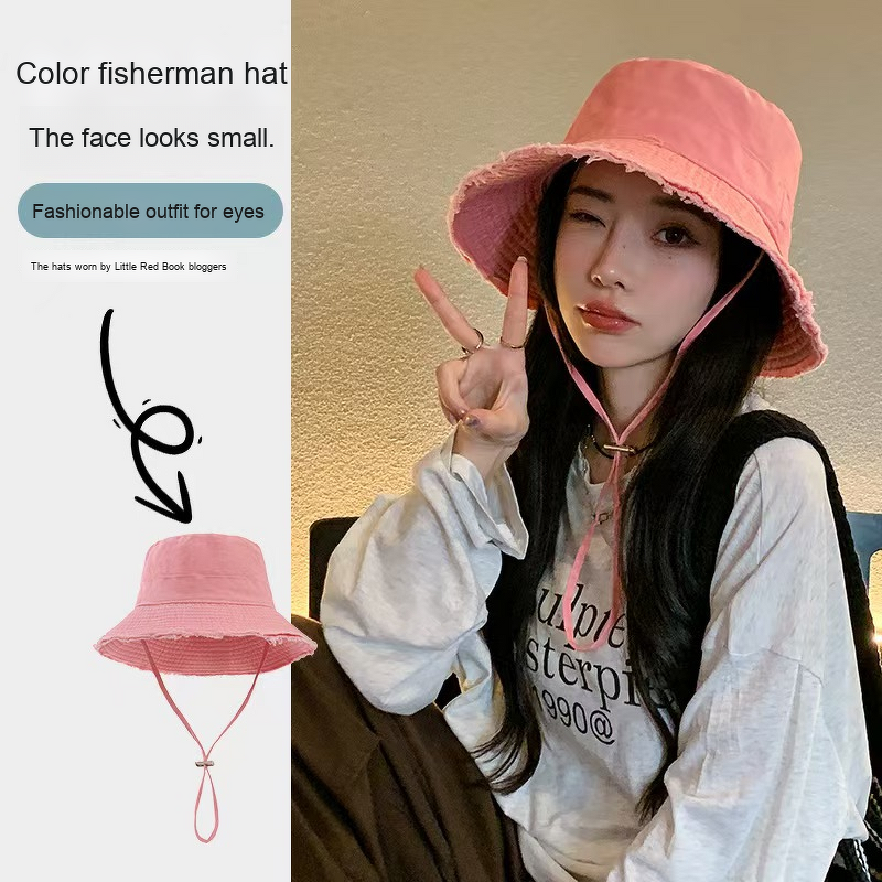 Bucket Hat Manufacturer - High Quality Four Seasons Versatile Fashionable Outdoor Sun Protection Visor Cartoon Pattern Mesh