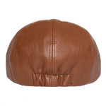 Newsboy Hat Manufacturer - 2025 New British Style Eight Panel Berets PU Leather Casual Retro Renaissance Unisex for Sports