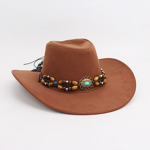 Western Cowboy Fedora Hat Manufacturer - Wholesale Custom Dallas with Flexible Brim and Silicone Bead Casual Outdoor Unisex