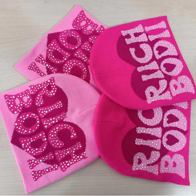 Winter Hat Manufacturer - Wholesale High Quality Warm Custom Acrylic Knitted Crystal Diamond Beanie