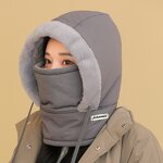 Winter Balaclava Manufacturer - Wholesale Fashion Polar Fleece Lined Hood Men Women's Thick Warm Ski Mask Outdoor Sports