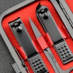 Manicure Set Supplier - Wholesale Black Scissors 7PCS