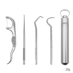 口腔清洁器源头工厂-不锈钢可重复使用牙线