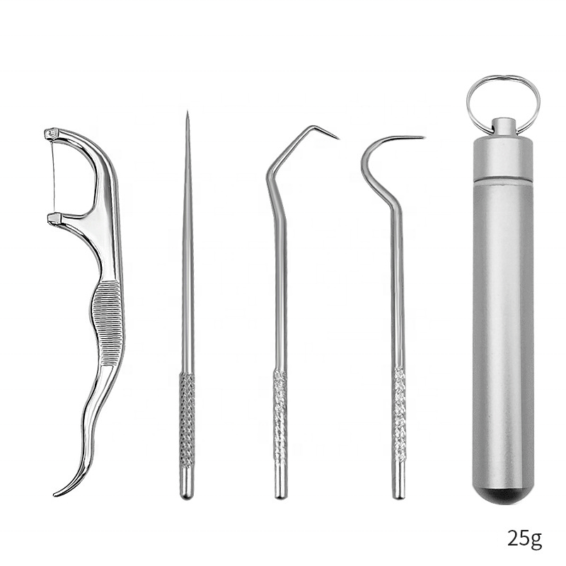 口腔清洁器源头工厂-不锈钢可重复使用牙线