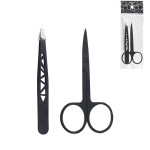 Eyebrow Kit Supplier - Black Scissors Comb Razor