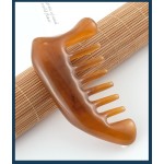 刮痧工具供应商-树脂发梳穴位