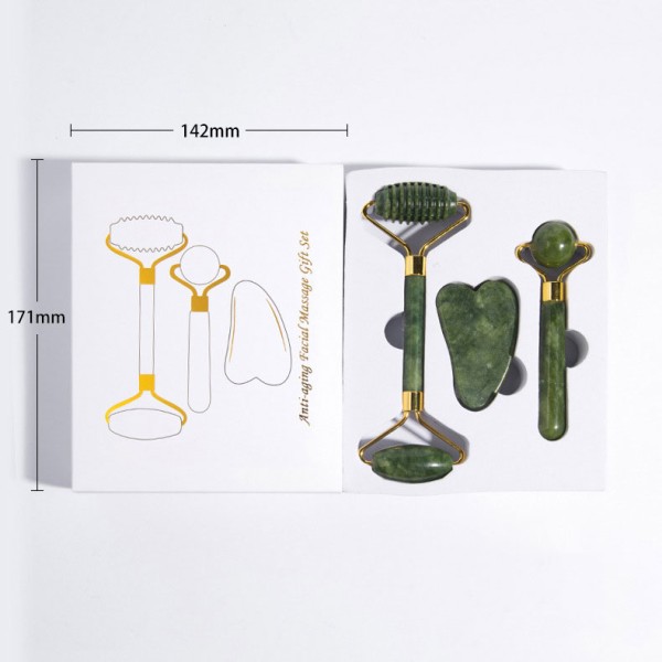 Jade Roller Set Supplier - Wholesale 3PCS Serum Massage