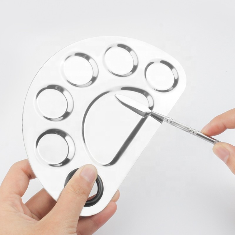 Pigment Tray Supplier - Manicure Stainless Steel Cosmetic