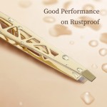 Eyebrow Tweezers Factory - Makeup Hollow Design Gold