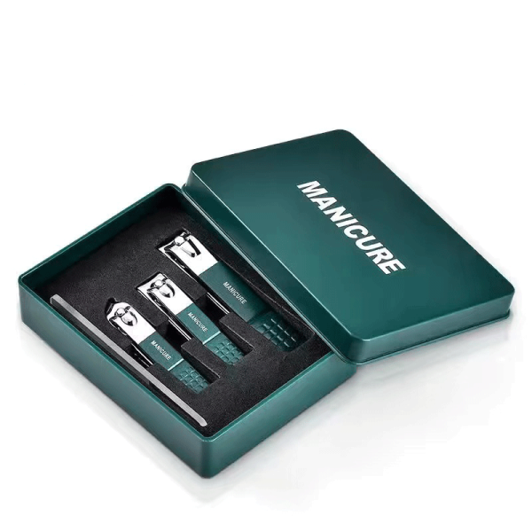 Nail Clipper Kit Factory - Atrovirens Green Splash-Proof