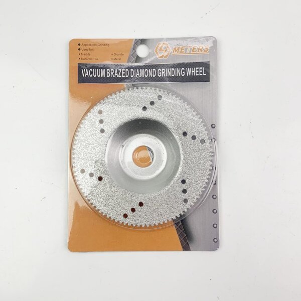 Diamond Grinding Wheel Manufacturer - 100 mm 4 Inch Vacuum Brazed