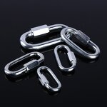 Safety Hook Chain Manufacturer - Runway Type Iron Galvanized Rope Dog Chain Swing Connection Climbing Insurance Buckle