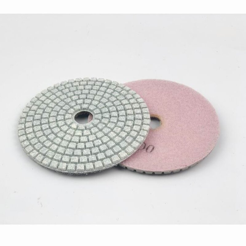 Polishing Pads Set Manufacturer - 5 Inch Wet/Dry 7+1 Backer Pad for Granite Concrete Marble Diamond