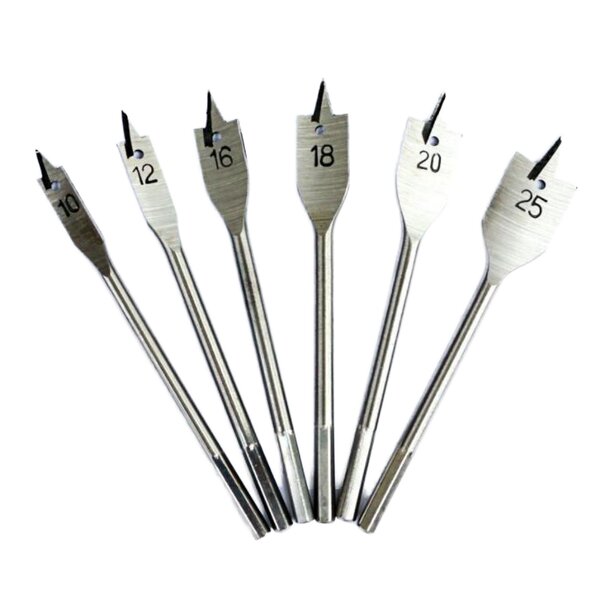 Wood Drill Bit Manufacturer - 6mm Self-Feed with Flat Spade for Woodworking and Drilling
