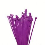 Cable Tie Manufacturer - Purple Intermediate 40lb 6 Inch Nylon 66 Plastic Wraps