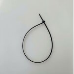 Cable Tie Manufacturer - 4.8x300mm 12 Inch Black Natural Self-locking UV Resistant