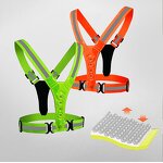 Safety Vest Manufacturer - Lightweight Adjustable Elastic High Visibility Reflective for Running Cycling Outdoor