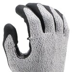 Safety Work Gloves Manufacturer - Gray Nitrile Hand Coated for General Multi Use Construction