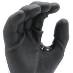 Safety Work Gloves Manufacturer - Gray Nitrile Hand Coated for General Multi Use Construction