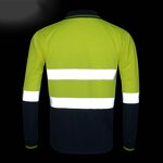 Safety Shirt Manufacturer - Long Sleeve High Visibility Reflective Construction Work