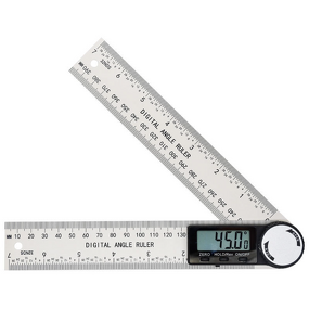Digital Angle Ruler Manufacturer - High Quality Stainless Steel 200mm Metric & Imperial Inch Button Lock