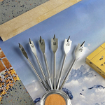 Wood Drill Bit Manufacturer - 6mm Self-Feed with Flat Spade for Woodworking and Drilling
