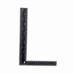 Square Ruler Manufacturer - 200x300mm 8x12 Inch Black Stainless Steel Try