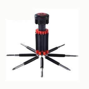 Tool Flashlight Manufacturer - 8 in 1 Magnetic Multi LED Light Screwdriver