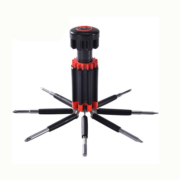 Tool Flashlight Manufacturer - 8 in 1 Magnetic Multi LED Light Screwdriver