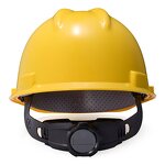Safety Helmet Manufacturer - Yellow ABS Hard Hat Adjustable Ventilation Industrial Work Head Protection