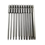 Screwdriver Bits Manufacturer - 11 Pcs Pack of 100mm Torx