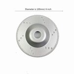 Diamond Grinding Wheel Manufacturer - 100 mm 4 Inch Vacuum Brazed