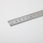 Ruler Manufacturer - Stainless Steel Straightedge Double Sided Metric 15cm Student Office
