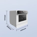 Dishwasher Manufacturer - EU 220v Mini for Apartment 4 Sets Desktop Build-in Multi Function Touch Screen