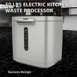 Waste Processor Manufacturer - Electric Stainless Steel Kitchen 50 Lbs Capacity Garbage Disposal for Indoor Household