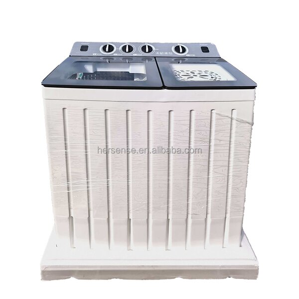Washing Machine Manufacturer - Large Capacity 15kg Semi-Automatic Twin Tub White