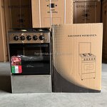 Gas Stove Manufacturer - Household 4 Burners with Oven for Home Free Standing Knob Control Traditional Glass Top Electronic