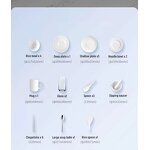 Dishwasher Manufacturer - White Glass 4 Sets Load Wash and Dry for Home Dish Washer