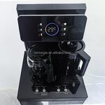 Water Dispenser Manufacturer - Automatic Desktop Black 6 Temperature Settings with Storage Cabinet Plastic for Office Home