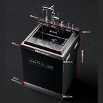 Kitchen Sink with Dishwasher Manufacturer - 2025 for Smart Home Automatic Ultra Dish Washing Machine Lavaplatos Small 0.6m