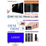 Smart TV Manufacturer - 4K Android Flat Screen LED 32 40 43 55 65 75 85 Inch