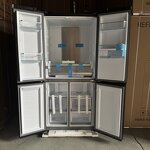 Refrigerator Manufacturer - 591L High Quality 220v 4 Door Retro French Door Gray Quick Cooling Smart Preservation