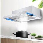 Range Hood Manufacturer - Sleek White Black Household Kitchen Exhaust Island Pull-out Type Under Cabinet Industrial Smoke Hood