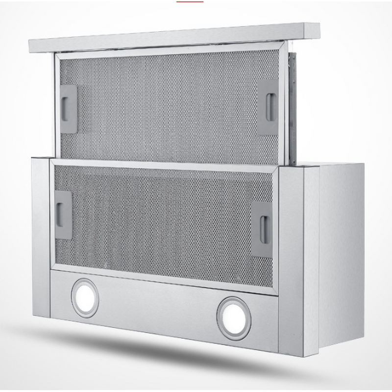 Kitchen Hood Manufacturer - 900CFM High Power Commercial Stainless Steel with Heat Auto-Clean System Slim Concealed