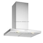 Range Hood Manufacturer - Africa Ghana Stainless Steel Wall 60 90cm Slim Design Wall Mounted Extractor 220v