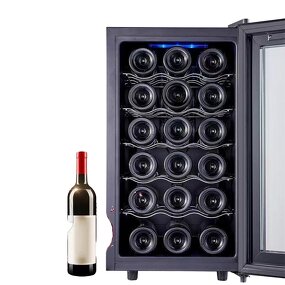 Wine Cooler Manufacturer - 18-Bottle Freestanding 46L Electric for Household Hotel Use
