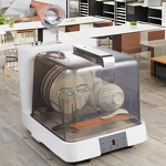 Dishwasher Manufacturer - Commercial Electric Plastic Portable Transparent Freestanding 4 Sets Capacity