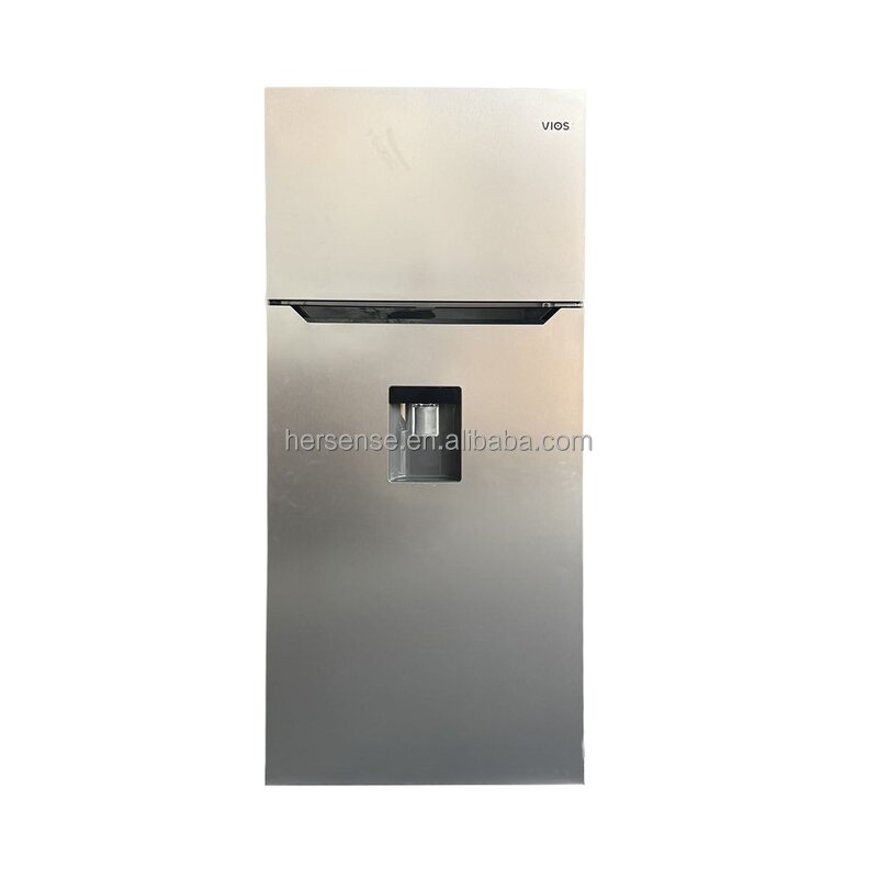 Refrigerator Manufacturer - Vios 110V-127V Two Door with Water Dispenser R600a Refrigerant 160W for Home Kitchen
