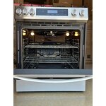 Electric Range Manufacturer - Touch Controls Oven 30 In. Professional with Tilt Panel Self-Cleaning 240V in Stainless Steel